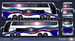 Marcopolo Paradiso 1800DD / Scania K420 / Eme Bus - Diseño: Alvaro Urriola
