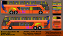 Busscar Panorâmico DD / Scania K420 / Pullman Bus / Pintura: Jose Ignacio Nilo