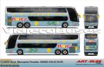 Marcopolo Paradiso 1800DD / Volvo B12R / Flores - Perú  - Diseño: Ronald Escalante