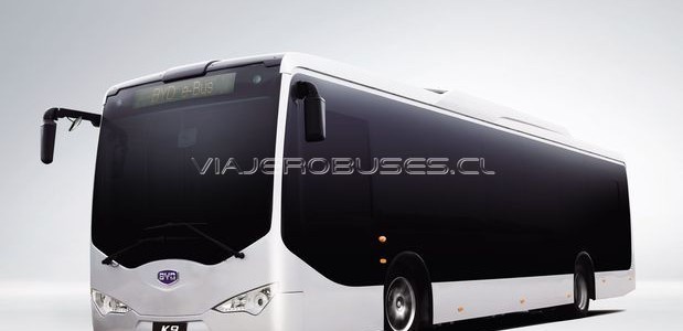El alabado bus de BYD  ya es parte del transporte público del país...