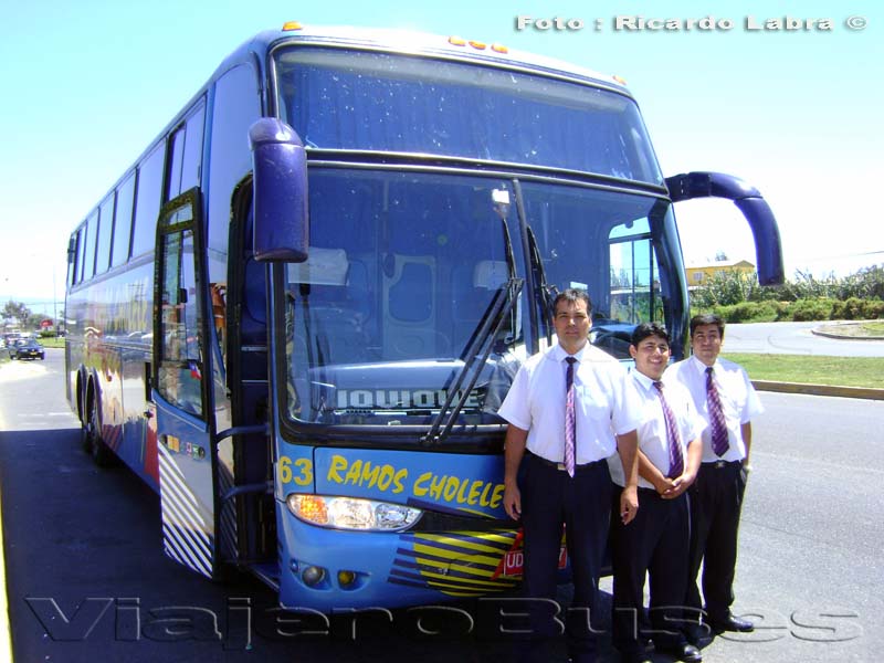 Marcopolo Paradiso 1200 / Mercedes Benz O-400RSD / Ramos Cholele - Tripulación