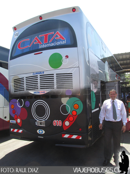 Metalsur Starbus 2 / Mercedes Benz O-500RSD / Cata Internacional - Conductor Sr. Martin Albino