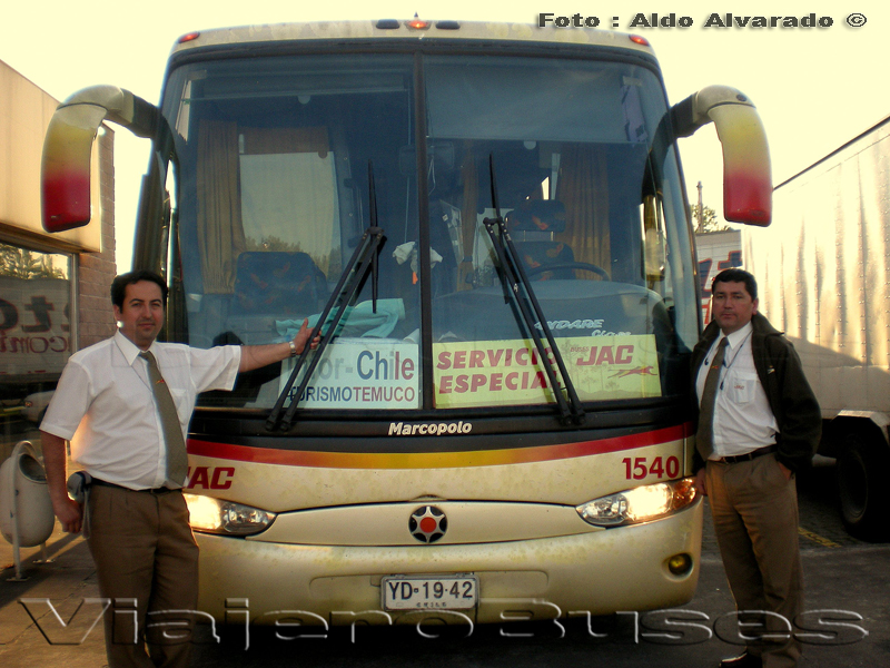 Marcopolo Andare Class 850 / Mercedes Benz OH-1628 / Jac Conductores: Hector Maldonado Alvarado - Raul Valenzuela Cuevas