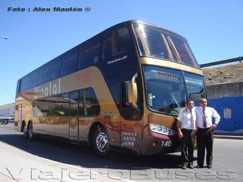 Busscar Panorâmico DD / Mercedes Benz O-500RSD / Linatal - Conductor: Sergio Castillo  Auxiliar:  José Soto