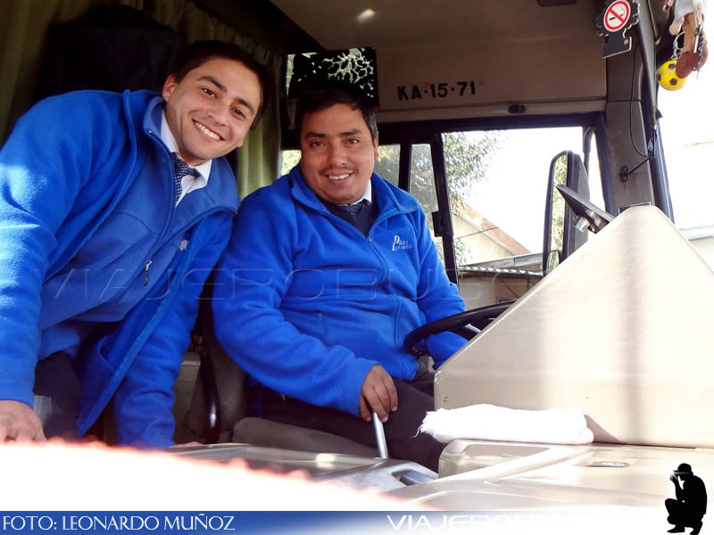 Busscar El Buss 320 / Mercedes Benz OF-1318 / Buses Porvenir - Conductor José Osses - Asistente Leonardo Muñoz