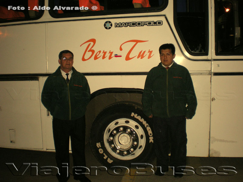 Marcopolo Viaggio GIV 1100 / Mercedes Benz O-371RS / Berr Tur Conductor: Fernando Rojas - Auxiliar: Leymi Cortes