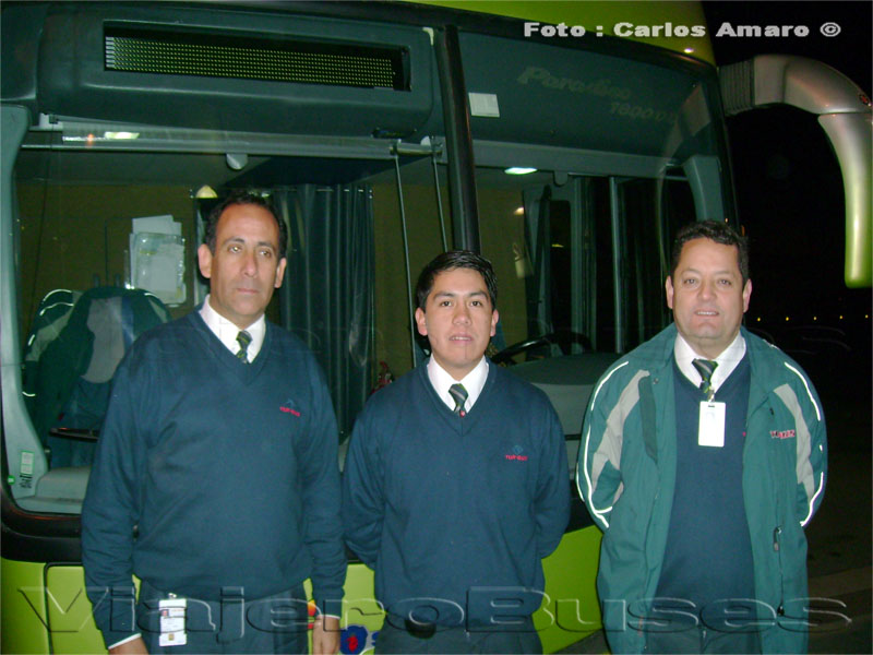 Marcopolo Paradiso 1800DD / Scania K420 / Tur Bus  - Sr. Fernando Romero - Sr. Renato Caro  Auxiliar Victor Milanca