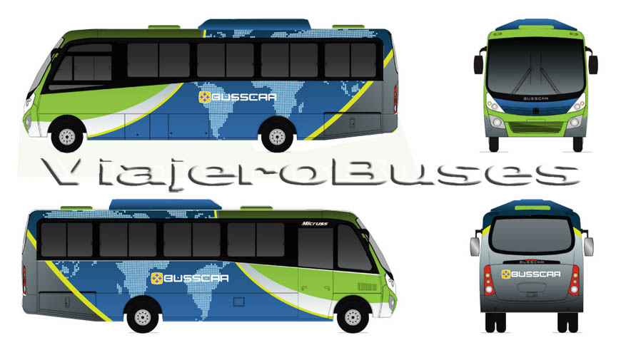 Busscar Micruss / Mercedes Benz LO-915 / Turismo - Diseño: Guillermo Arce