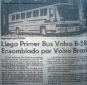 Marcopolo III / Volvo B58 / Fichtur - Aviso Diario El Mercurio 1980