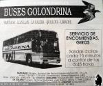 Aviso Publicitario Buses Golondrina