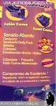 Aviso Publicitario Andesmar Chile / Proximo Servicio Temuco - Valdivia - Osorno - Pto. Montt