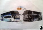 Modasa Zeus 3 / Volvo B420R / Moraga Tour - Dibujo: José Salinas