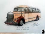 Mercedes Benz O-3500 / Dibujo: José Salinas