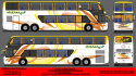 Busscar Panoramico DD / Mercedes Benz O-500 RSD / Atacama Vip - Diseño: Julio Baez