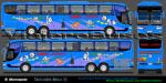 Marcopolo Paradiso 1200 / Mercedes Benz O-500RSD / Ramos Cholele - Diseño: Juan Guillermo Pacheco