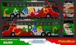 Marcopolo Paradiso G7 1600 / Mercedes Benz O-500RSD / Pullman Carmelita - Diseño: Razer