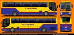 Busscar El Buss 340 / Scania K124IB / Turismo San Vicente - Diseño: Jonathan Oberque