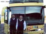 Marcopolo Paradiso 1800DD / Scania K420 / Romani  - Conductores: Sr. Luis Iriarte, Sr Aliro Ramos