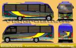 Busscar Micruss / Mercedes Benz LO-915 / Turismo - Diseño: Angello Barbaguelatta