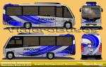 Busscar Micruss / Mercedes Benz LO-915 / Turismo - Diseño: Angello Barbaguelatta