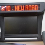 Panel de informacion al pasajero Neobus N10 - Imagen:Viajerobuses